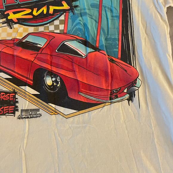 Grand Run 1996 Sof tee shirt S/L LARGE et graphics mustang forge Tennessee - Picture 16 of 16